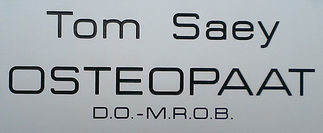 Osteopaat Tom Saey